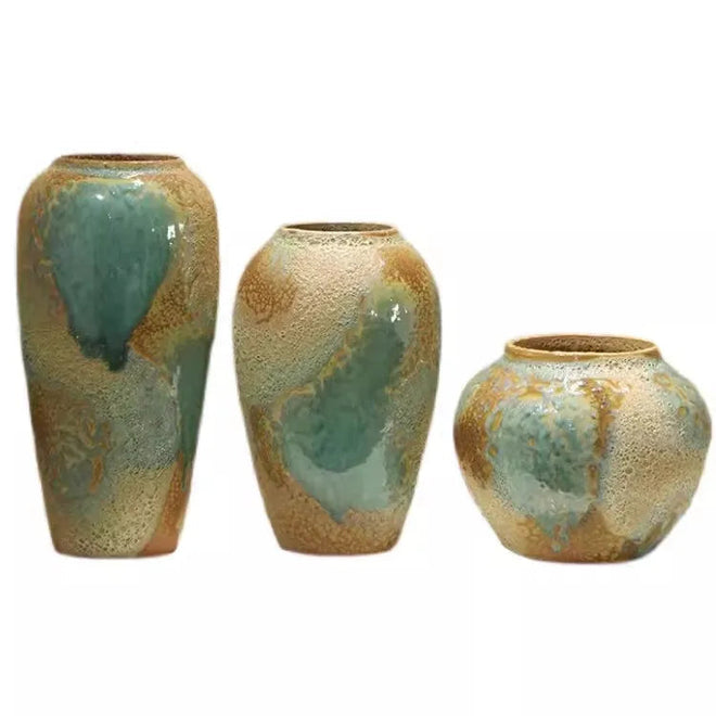 Rough Handmade Ceramic Pottery Jar Vase - The Finishing Touch Decor