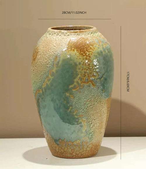 Rough Handmade Ceramic Pottery Jar Vase - The Finishing Touch Decor