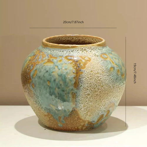 Rough Handmade Ceramic Pottery Jar Vase - The Finishing Touch Decor