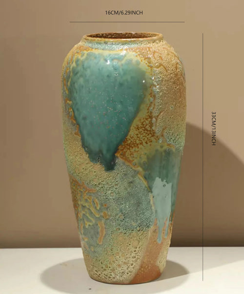 Rough Handmade Ceramic Pottery Jar Vase - The Finishing Touch Decor