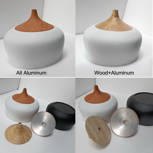 Wood & Aluminum Mid-Century Modern Pendant Chandelier Lighting - The Finishing Touch Decor