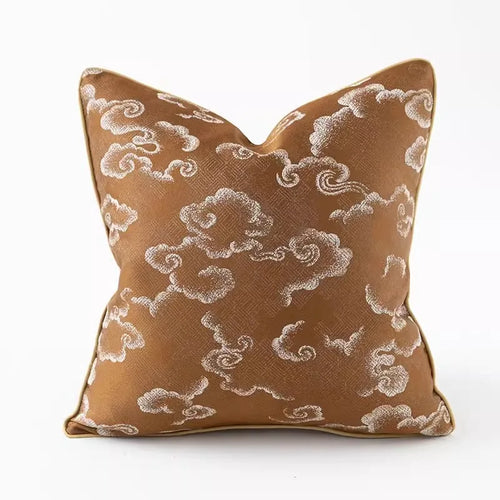 Japandi Asian Style Magnolia Embroidered Throw Pillow Covers - The Finishing Touch Decor
