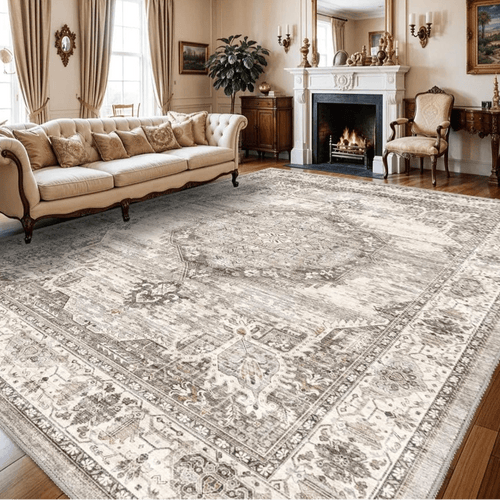 Large Vintage Traditional Oriental Style Area Rug - 10x14 - The Finishing Touch Decor