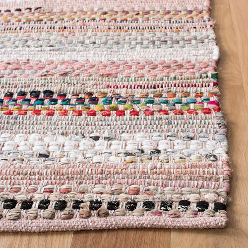 Woven Handmade Bohemian Stripe Area Rug - 8' X 10' - The Finishing Touch Decor