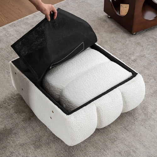 Boucle Mid Century Modern Accent Chair - The Finishing Touch Decor