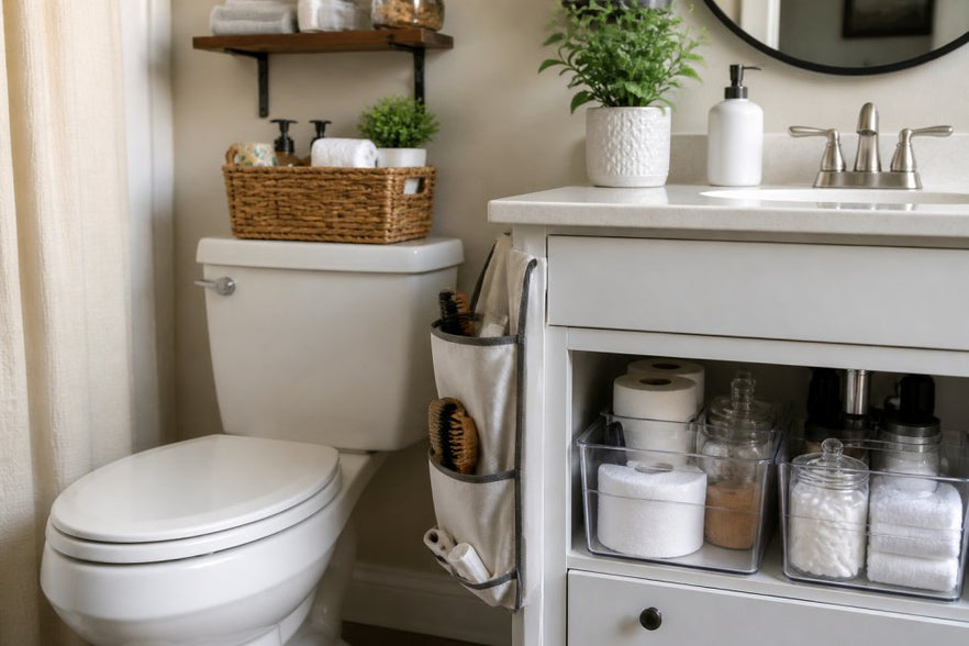 Affordable Bathroom Storage Hacks for Renters