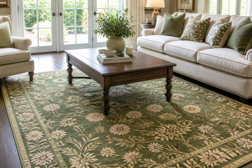 Best Green Floral Rugs for Every Room