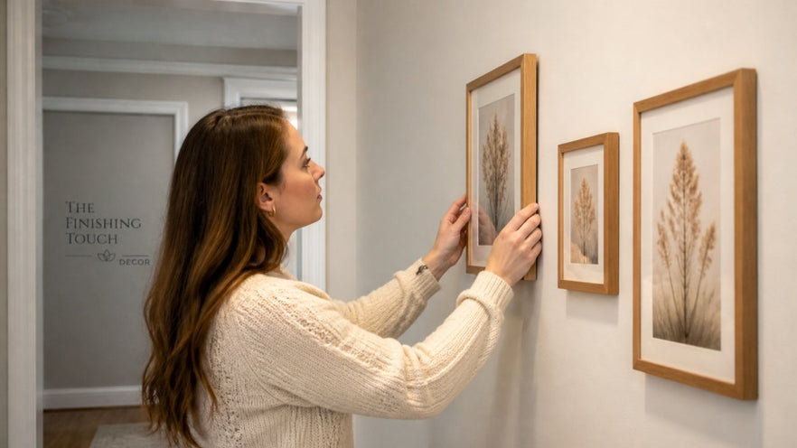 How to Install Renter Friendly Wall Decor for Hallways