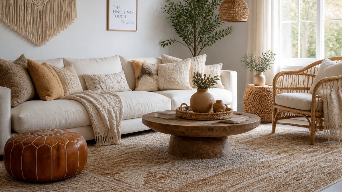 How to Style a Bohemian Living Room With Neutral Colors