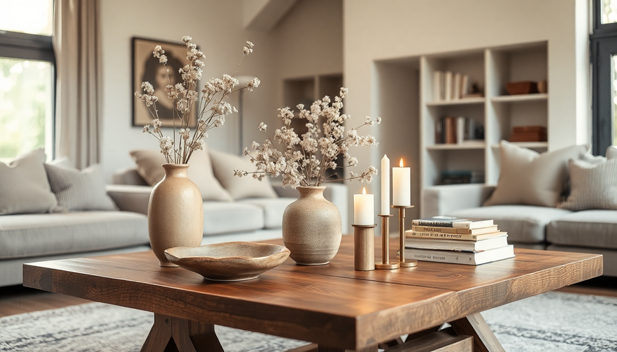 Elevate Your Living Room with These Coffee Table Styling Tips