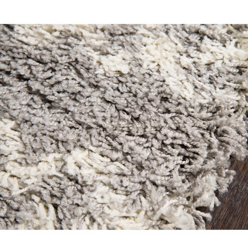 Contemporary Rectangle Area Rug, Grey, 7'10" X 9'10"