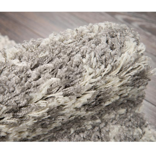 Contemporary Rectangle Area Rug, Grey, 7'10" X 9'10"