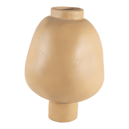 Decorative Vase Eco-Friendly Vessel Beige - The Finishing Touch Decor