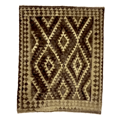 Neutral Handwoven Domino Kilim Rugs - The Finishing Touch Decor