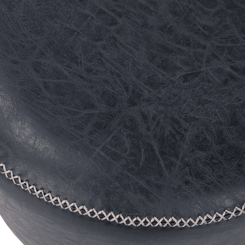 Gaia PU Leather Round Ottoman