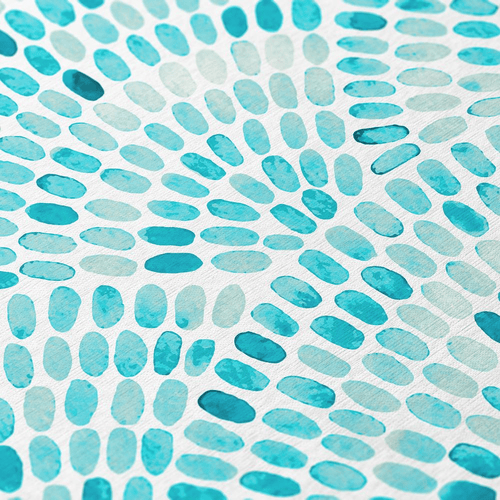 Indoor/Outdoor Seabreeze SZ7 Teal Washable 9'x12' Rug