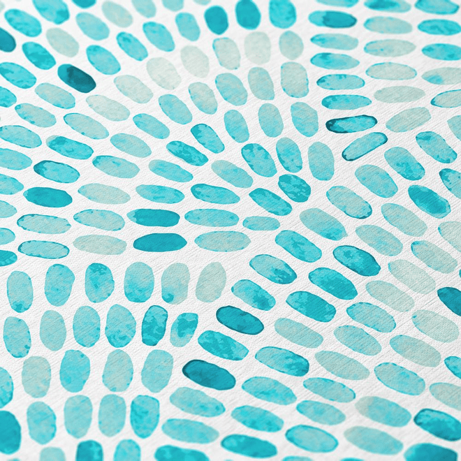 Indoor/Outdoor Seabreeze SZ7 Teal Washable 9'x12' Rug