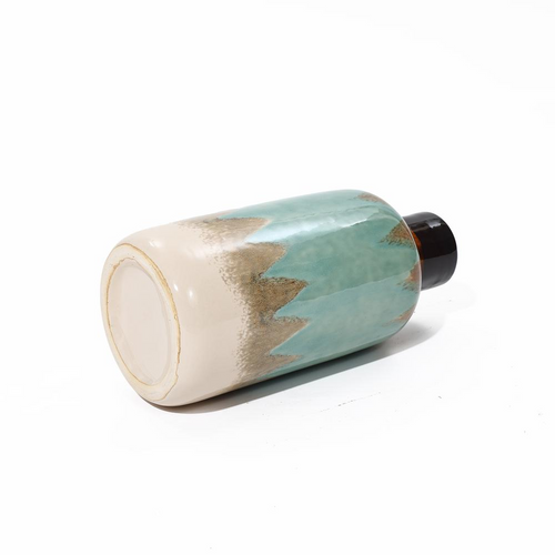 Ocean Ombre Shades Tall Stoneware Coastal Vase - The Finishing Touch Decor