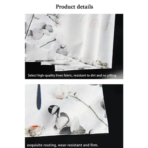 Red Christmas Tree Holiday Table Placemats - 4pcs