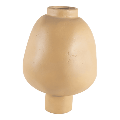 Decorative Vase Eco-Friendly Vessel Beige - The Finishing Touch Decor