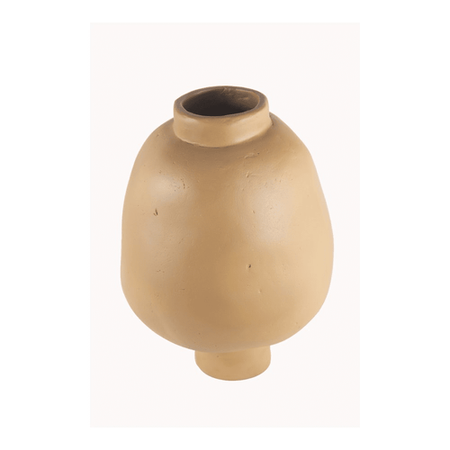 Decorative Vase Eco-Friendly Vessel Beige - The Finishing Touch Decor
