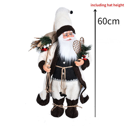 Large Santa Claus Merry Christmas Knit Doll