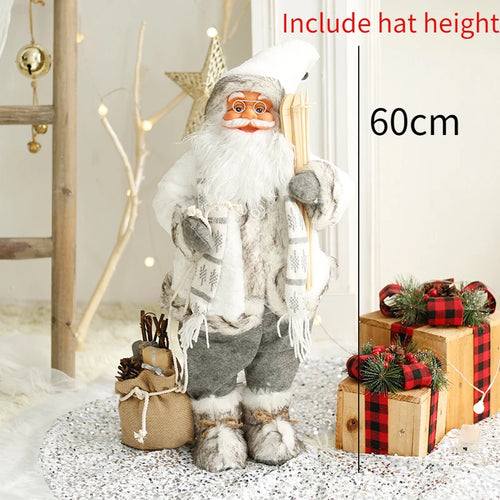Large Santa Claus Merry Christmas Knit Doll