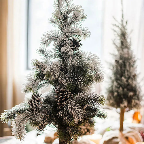 Christmas Tree Desktop Decoration Artificial Cedar Silver Fir Festival Decor Landscaping Home Decor Floor Large Christmas Trees