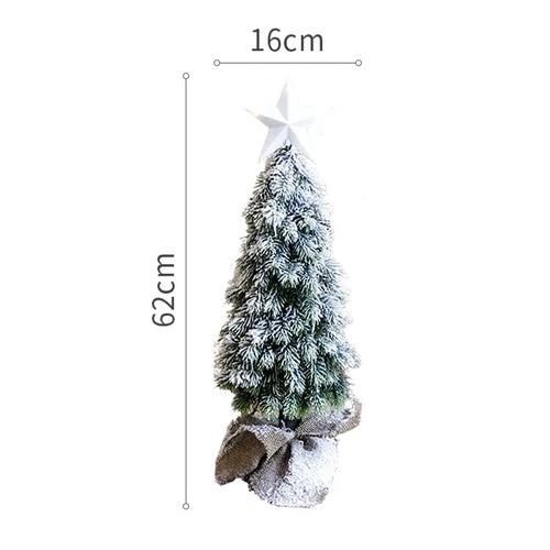 Christmas Tree Desktop Decoration Artificial Cedar Silver Fir Festival Decor Landscaping Home Decor Floor Large Christmas Trees