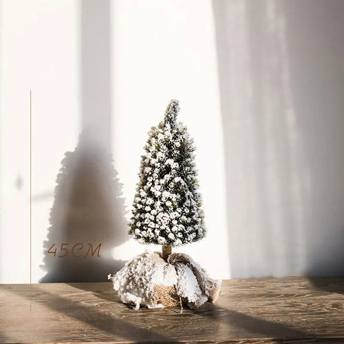 Christmas Tree Desktop Decoration Artificial Cedar Silver Fir Festival Decor Landscaping Home Decor Floor Large Christmas Trees