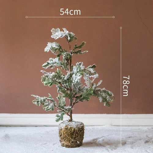 Christmas Tree Desktop Decoration Artificial Cedar Silver Fir Festival Decor Landscaping Home Decor Floor Large Christmas Trees