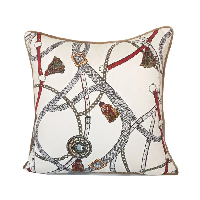 Luxury H Style Paris Orange Throw Pillow Covers - The Finishing Touch Decor