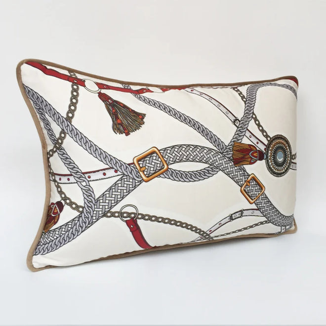 Luxury H Style Paris Orange Throw Pillow Covers - The Finishing Touch Decor