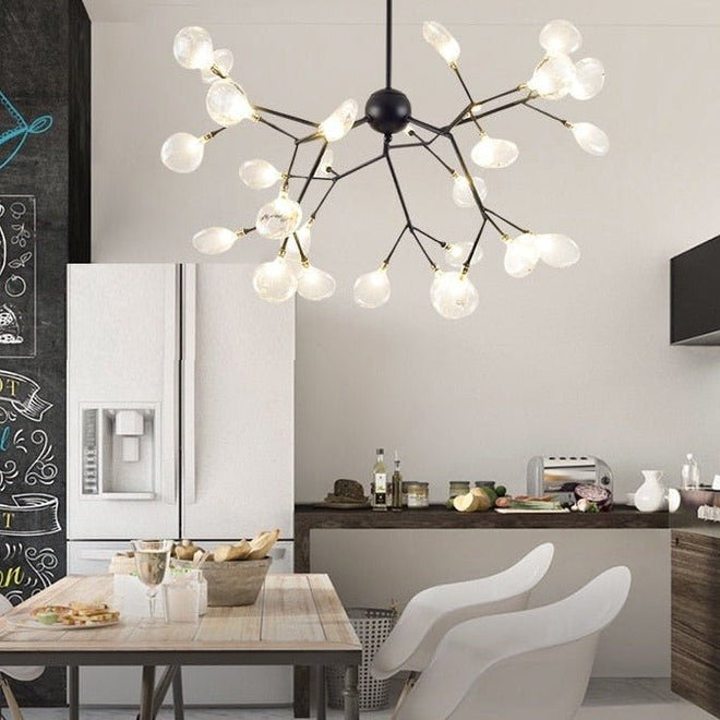 Modern Firefly LED Chandelier Light Stylish Tree Branch Chandelier Lamp - The Finishing Touch Decor