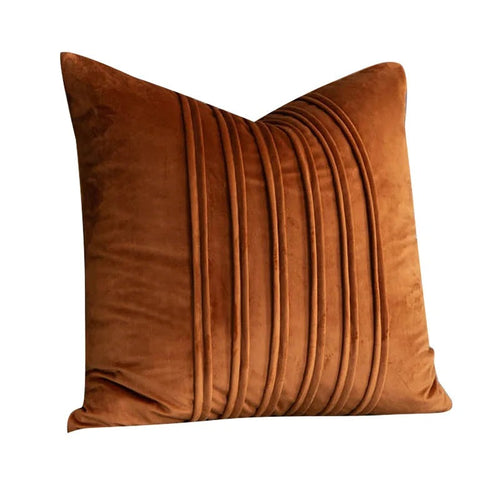 Medicci Home Nordic Simple Modern Velvet Pillowcase Living Room Sofa Brilliant Decorative Striped Cushion Covers 50x50cm