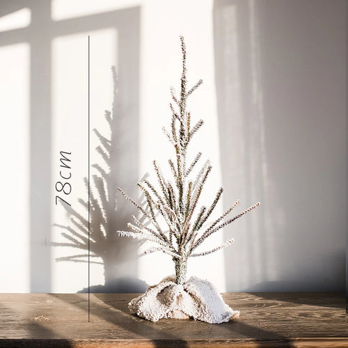 Christmas Tree Desktop Decoration Artificial Cedar Silver Fir Festival Decor Landscaping Home Decor Floor Large Christmas Trees