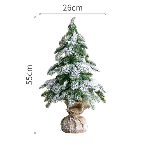 Christmas Tree Desktop Decoration Artificial Cedar Silver Fir Festival Decor Landscaping Home Decor Floor Large Christmas Trees