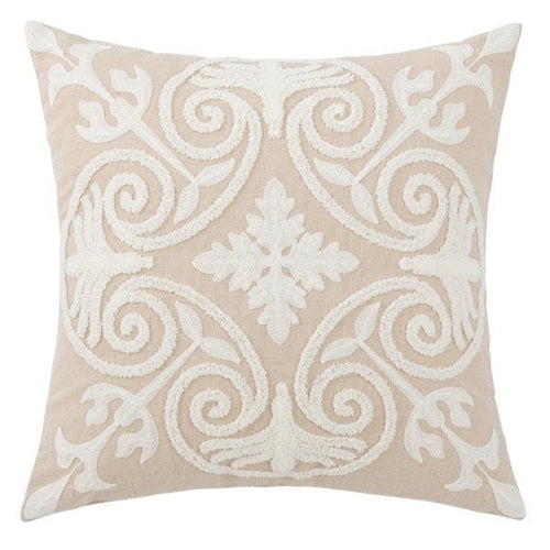 Yellow Green and Blue Floral Fish Motif Maximalist Embroidered Throw Pillows Covers - The Finishing Touch Decor