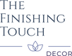 Logo for 'The Finishing Touch Decor' with a decorative element on a white background