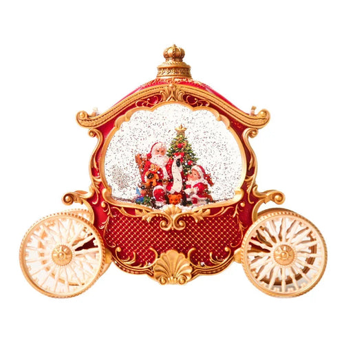 Christmas Carriage Crystal Ball DIY Music Box