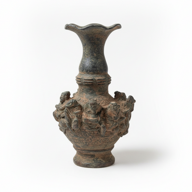 Eight Immortals Ancient Artifact Bronze Sculpture