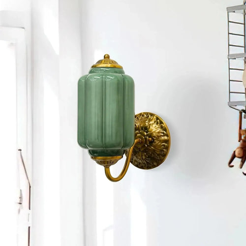 French Retro Glass Pendant Chandelier Lamp