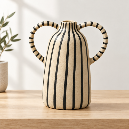 Handmade Wabi Sabi Ceramic Pitcher Vases