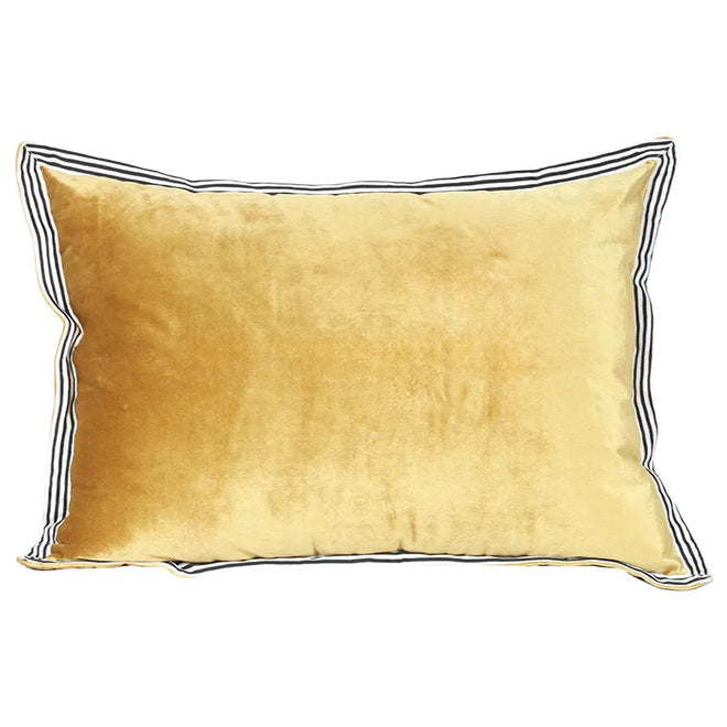 Modern Striped Velvet Throw Pillow Covers