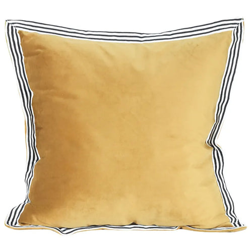 Modern Striped Velvet Throw Pillow Covers