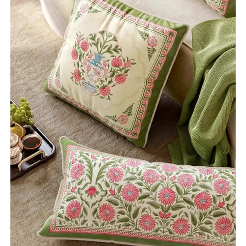 Farmhouse Garden Chic Throw Pillows