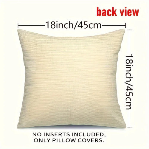 Velvet Santa Christmas Throw Pillow Covers Set of 4