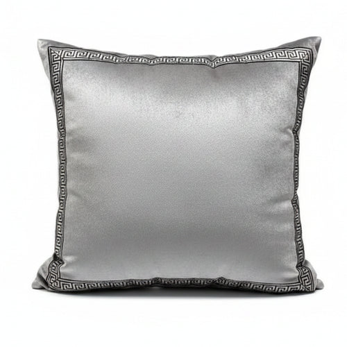 Luxury Velvet Greek Key Pattern Throw Pillow Covers