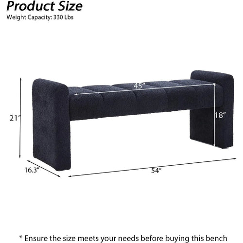 Upholstered Modern Tufted Window Bench