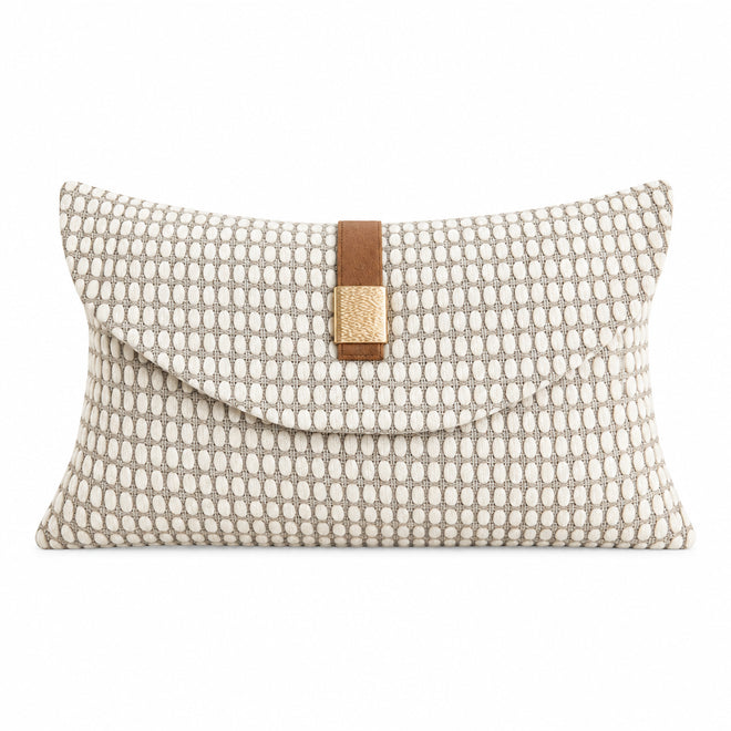 Cream & Greige Wabi-Sabi Fringed Throw Pillow Covers